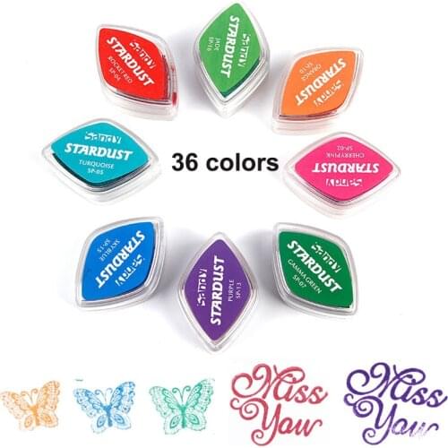 32Colors Cat Eye Quick-drying Pigment ink pad For DIY Scrapbooking Photo Album Decoration (12pcs/lot)