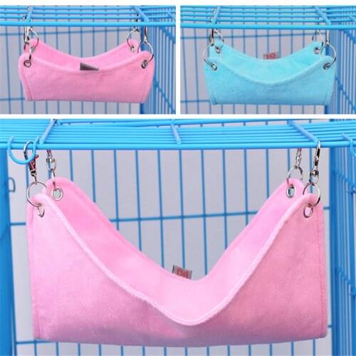 Hammock Pet Hamster Rat Parrot Ferret Hamster Hanging Bed Cushion House Cage Rabbit Hutch Gerbil Cage Hamster Cage