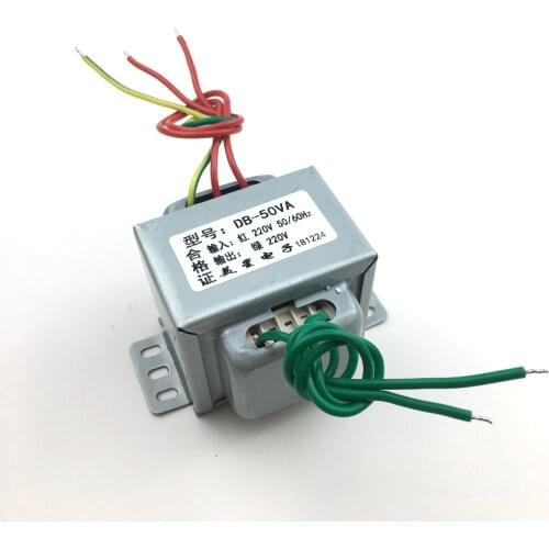 EI66 isolation transformer DB-50VA 50W 220V to 220V 1:1 safety isolation anti-interference