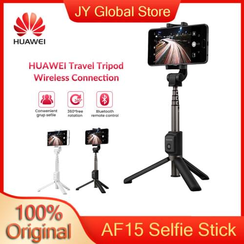 HUAWEI AF15 Travel Tripod Wireless Bluetooth Selfie Stick Portable Tripod Control Monopod Handheld For iOS/Huawei/Xiaomi Phone