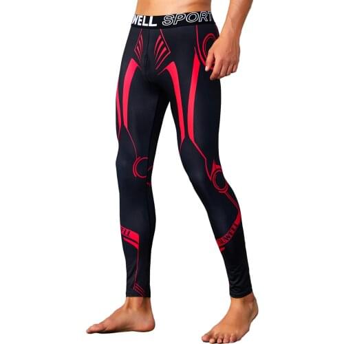 Mens Thermal Compression Pants Running Tights Workout Gym Athletic Leggings Yoga Dry Cool Sports Base Layer Bottoms Trousers