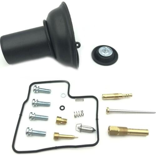 Carburetor Repair Rebuild Kit for Honda Steed Shadow VLX400 VLX 400 1994-2003 with Carb Vacuum Diaphragm Plunger Float Needle