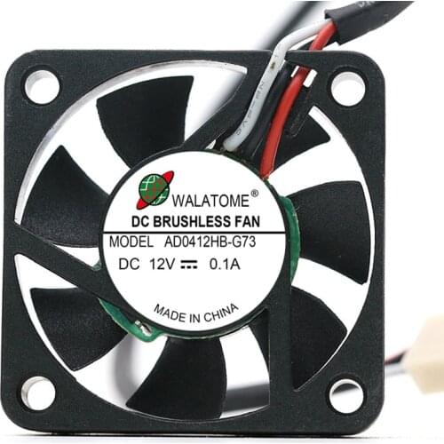New original AD0412HB-G73 DC 12V 0.10A 4CM 4010 quiet mini 4.95CFM 4200rpm cooling cooler fan