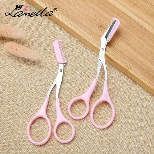 Eyebrow Scissors Nursing Shaped Shears Eyebrow Trimmer Embroidery And Sewing Makeup Maquillaje Tijeras De Costura Y Bordado
