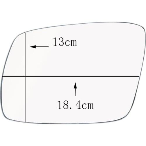 Auto Replacement Wide Angle Left Right Heated Wing Rear Mirror Glass for Dodge Journey 2009 2010 2011 2012 2013 2014 2015 2016