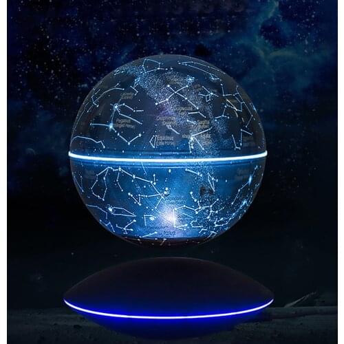 LED World Map Magnetic Levitation Floating Globe Lamp Lighting Decoration Terrestrial Globe Antigravity Magic Ball Night Lights