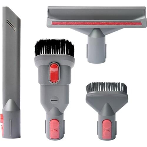 Replacement Parts Attachments Tools Kit Suitable for Dyson V6 V7 V8 V10 DC24 DC33 DC35 DC39 DC44 ,Replace Brush 4Pcs