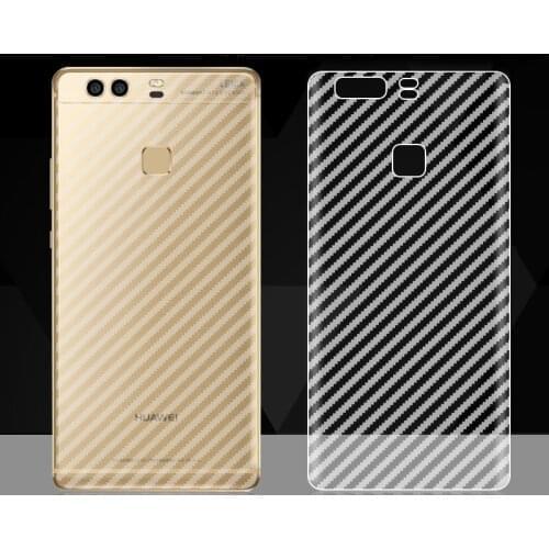 For Huawei p9 p9 plus Rear cover Protector Guard 3D Carbon Fiber Back Cover Screen Protective Film non-slip mobile Accessories