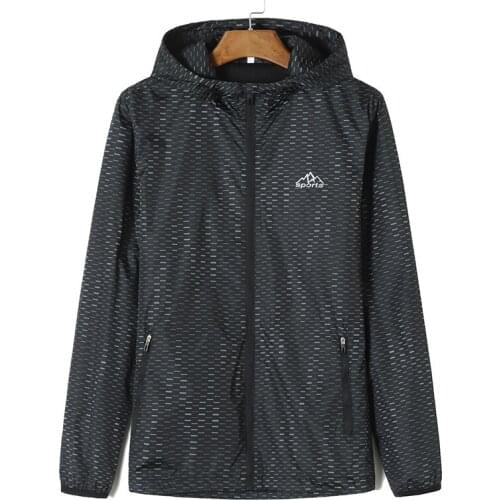 XL-8XL 2020 new Mens Coat Printing Hooded Jacket Plus Size 6XL 7XL 8XL spring and autumn fashion Business Casual Young men