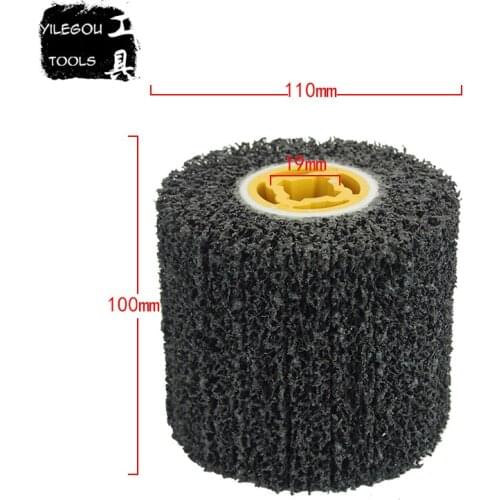 110*100mm Drawing Round For Stainless Steel 110mm Carborundum Drawing Wheel For Metal Poliher