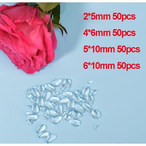 200pcs Simulation bead dewdrop waterdrop Card Making Decoration Accessories Metal Cutting Dies and Stamps Scrapbooking Embossing