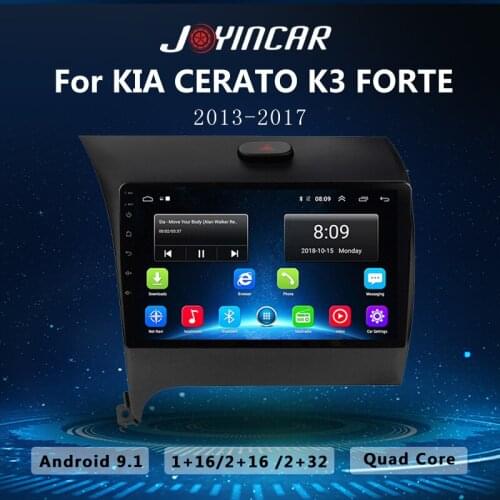 9”Android 9.1 2 DIN Car DVD GPS Navigation for KIA Cerato K3 Forte 2013 2014 2015 2016 Car Radio Multimedia Video Player 2G+32G