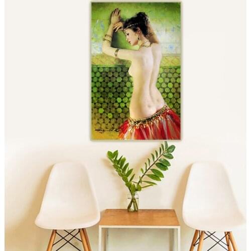 Citon Konstantin Razumov《Sexy Russian Beauties》Charming beauty Canvas Oil Painting Picture Wall Background Decor Home Decoration