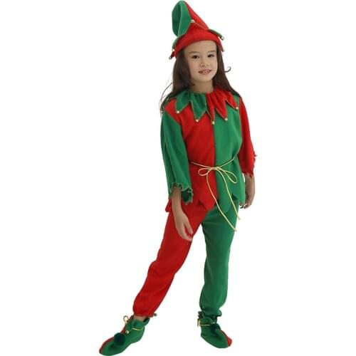 Elf Halloween Cosplay Costumes For Kids Adults Christmas Gift Family Matching Clothes Family Look Performance Show Role Play