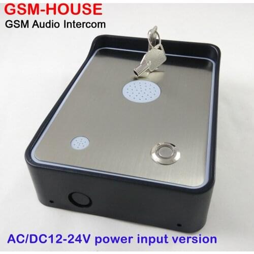 GSM intercom for emergency help gate opener access controller and service help calling DC12V Version