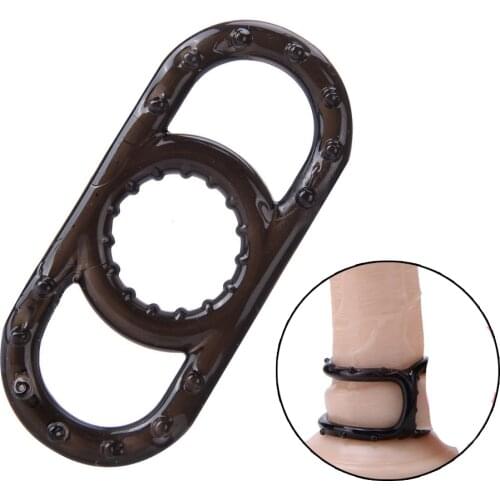 Sex Penis Ring Time Delay Ejaculation Erection Lasting Ring Silicone Cocks Ring Lock Sperm Penis Ring for Man Erotic Sex Product