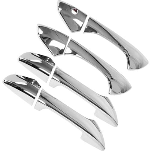 Handles Covers Chrome Accessories W/out Psg Keyhole For Ford Escape 13-14, Focus 12-14 Chrome (4 Doors) No Drilling or Cutting