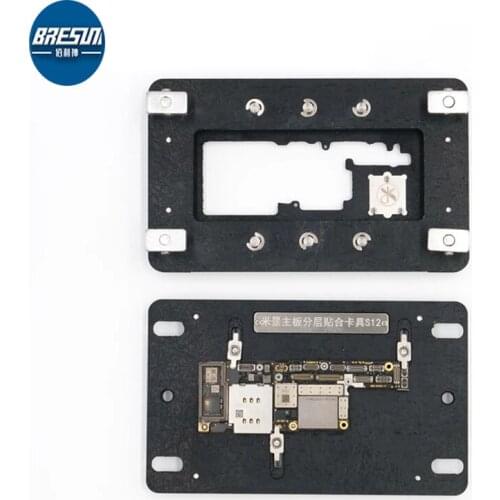 MJ S12 Logic Board Platform Repair Tool Motherboard Separation Laminating Layer Positioning Welding Fixture iPhone X XS XS MAX