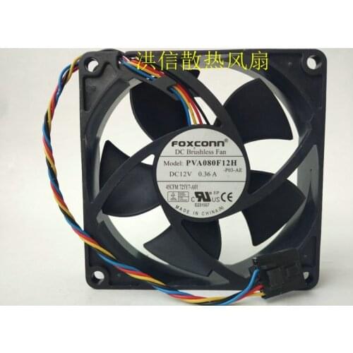 Original Foxconn pva080f12h 12V 0.36A Dell optiplex990 fan 725y7
