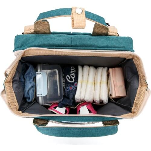 Baby Diaper Backpack Baby Sleeping Bed Large Capacity Newborn Baby Nappy Bag Mommy Nursing Bag for Ourdoor