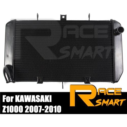 Motorcycle Radiator Engine Water Cooling Cooler System For KAWASAKI Z1000 2007-2010 Z 1000 2008 2009 High Grade Aluminum Parts