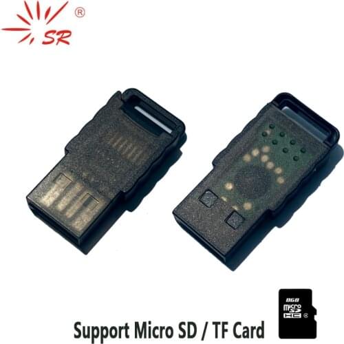 SR Violin USB 2.0 Card Reader Adapter Flash Drive for Tablets Laptops Accessories Support Micro SD TF 256GB Memory Card