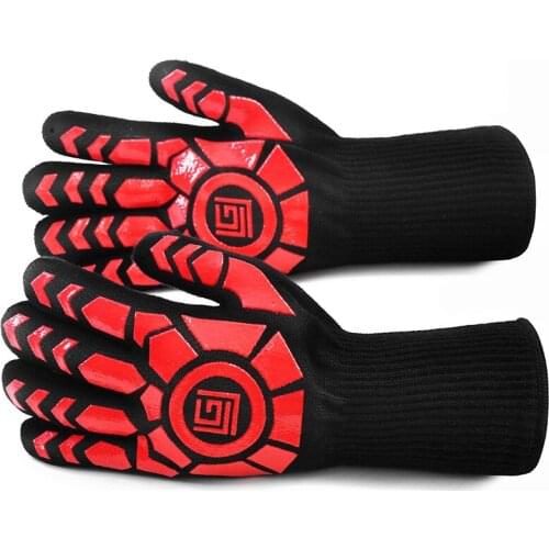 Heat-resistant Heat-resistant Gloves, Microwave Oven, Barbecue, Picnic, Anti-scalding, Silicone Non-slip Heat-resistant Gloves