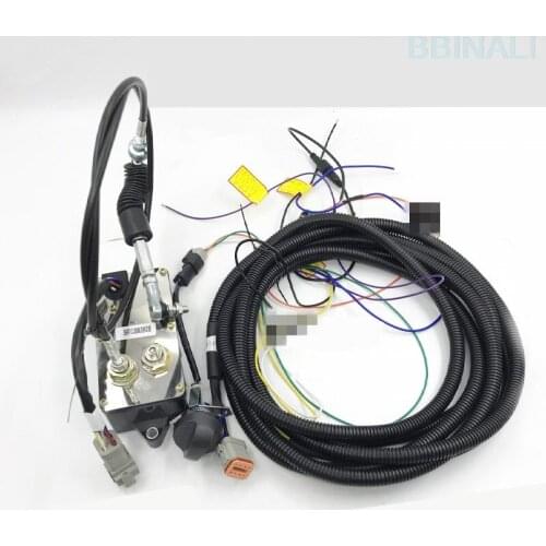 For HITACHI ZX DAEWOO SANY SY XCMG Universal throttle motor 24V/12V universal starter motor excavator accessories