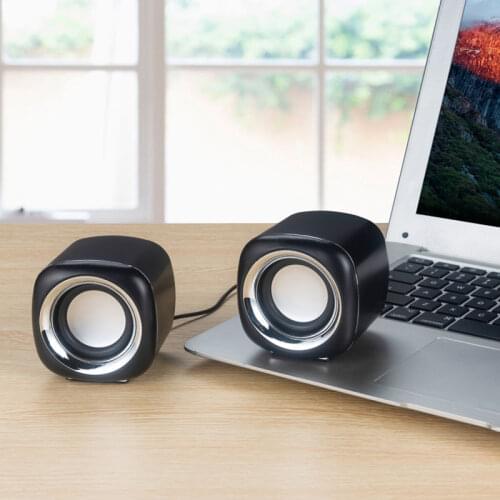 USB AUX Wired Computer Speakers Bass Effect Mini Subwoofer Speaker For Laptop Desktop Phone High Power Audio Horn Loudspeaker