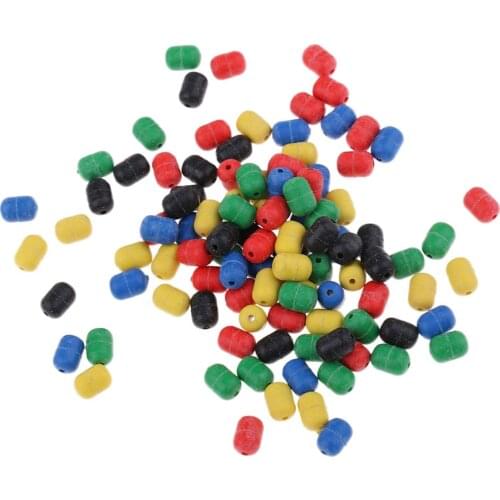 100Pcs/lot Carp Bait Soft Beads Sea Fishing Lure Floating Beads Float Tackle for Hair Rigs