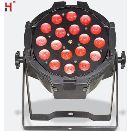 Lyre Zoom Wash LED Par Can Lights 18X12W RGBW 4In1 Strobe Light Disco Effect For LED Dance Floor DJ Party Show