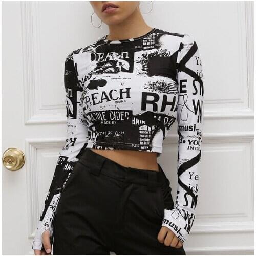 Женские укороченные футболки AREALNA China At AliExpress