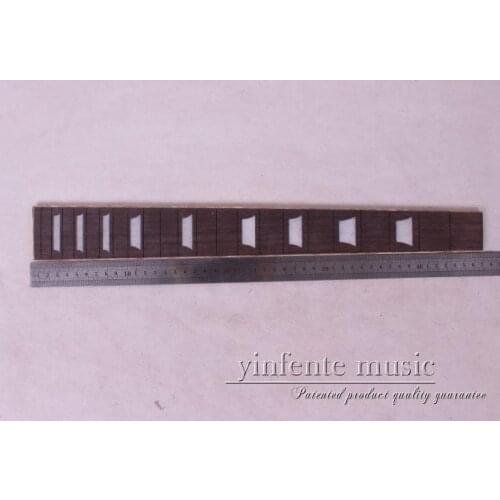 High Quality 1 pcs 24.75"electric Guitar Fretboard electric guitar rose Wood Fretboard Parts 2 +1 # inlay