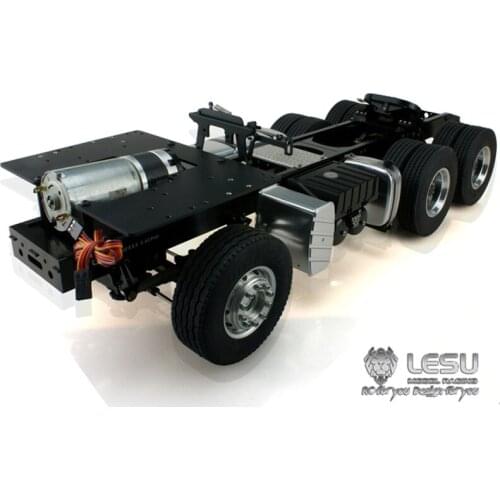 1/14 truck MAN (TGX) 6X4 metal chassis frame high torque electric model LS-20130015-A RCLESU Tamiya tractor