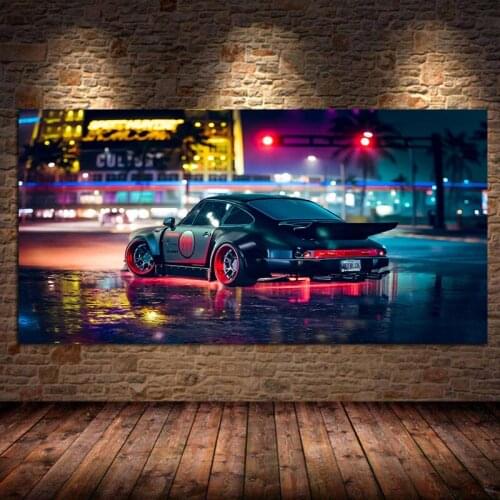 Fusion Art Racing Car Sport Car Painting Canvas Posters and Prints Nordic Home Decor Wall Art Pictures for Living Room Unframed