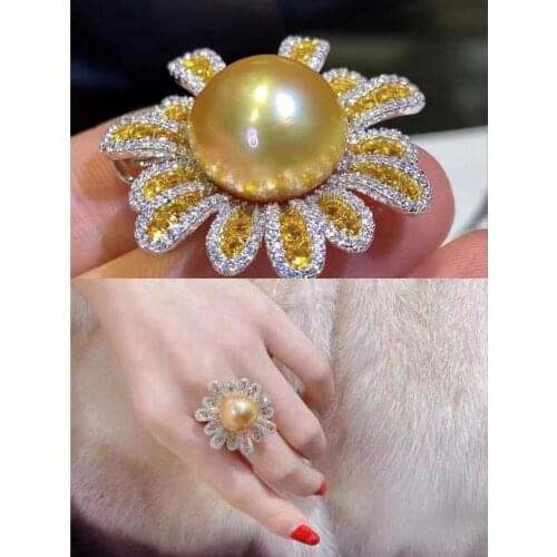 Gorgeous 925 Sterling Silver Ring Pendant Set Mountings Findings Beautiful Jewelry Set Parts Fittings Womens Female Accessories