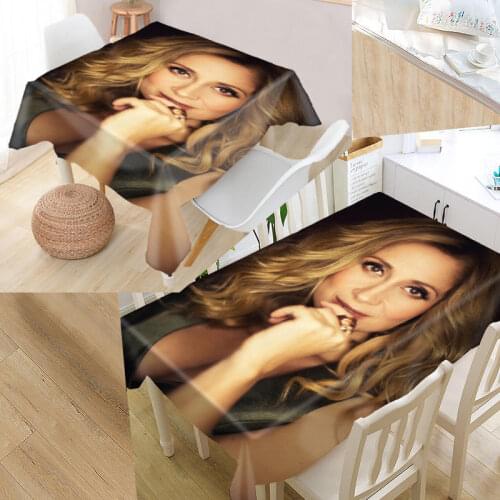 Nice Lara Fabian Tablecloth Oxford Fabric Dustproof Dinner Table Cloth Decoration Table Cover For Wedding Party Decoration 0629