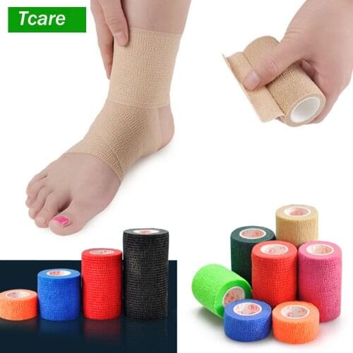 1Pcs Medical Wrap Tape Bulk, Self Adherent Rap Tape, Self Adhering Stick Bandage, Self Grip Roll, Power Flex Wrap