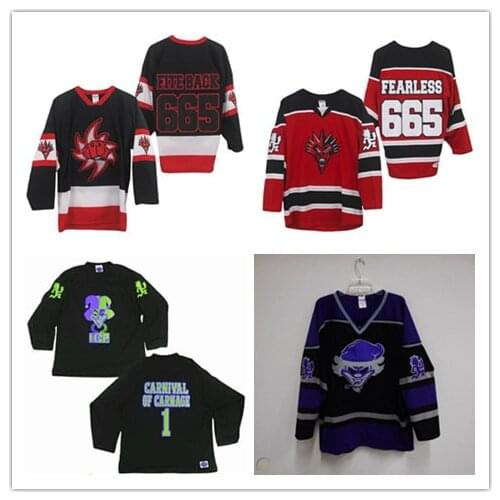 NEW Custom 2021 men Insane Clown Posse Hockey Jersey Customize any number and name Hockey shirt S-6XL