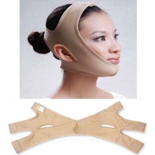 Wholesale V Face Shaper Lift Massager Face Slimming Mask Belt Facial Massager Anti Wrinkle Reduce Double Chin Bandage Thin Face
