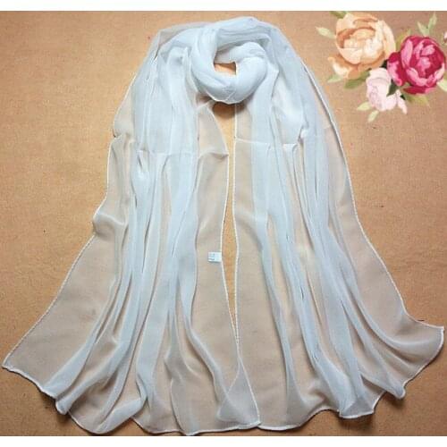 Autumn fashion Nice Chiffon Scarf Women High Quality Gradual colors chiffon georgette silk scarves shawl female long designA3096