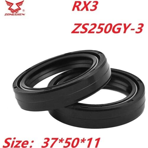 Zongshen ZS250GY-3 RX3 250cc front damper oil seal shock suspension motorcycle parts free shipping