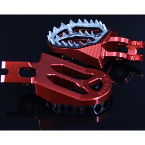 Motorcycle footrest footpegs Pegs Pedals For Honda CRF250R CRF250 2004-2017