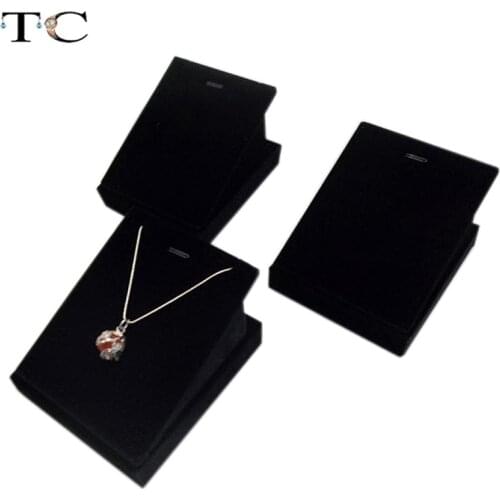 Pendant Stand Display for Earring Storage Holder Rack 7*8*6cm Black Velvet 3pcs/lot free shipping