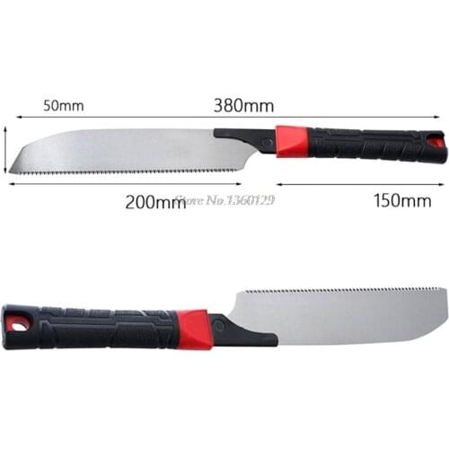 Woodworking 3-edge Teeth Hand Saw SK5 Carbon Steel Tenon Fine Tooth Wood Cutter Cutting Tool for Gardening Dropship