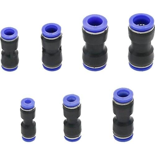 4/6/8/10/12/14/16mm Slip-lock Straight Quick Connector Garden Misting Irrigation System Quick Access Joint Pneumatic Components