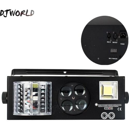 LED Laser Strobe 4 in 1 For Disco Bar Wedding Event Decoration Concert Birthday Party DJ Club Effect Stage Lighting