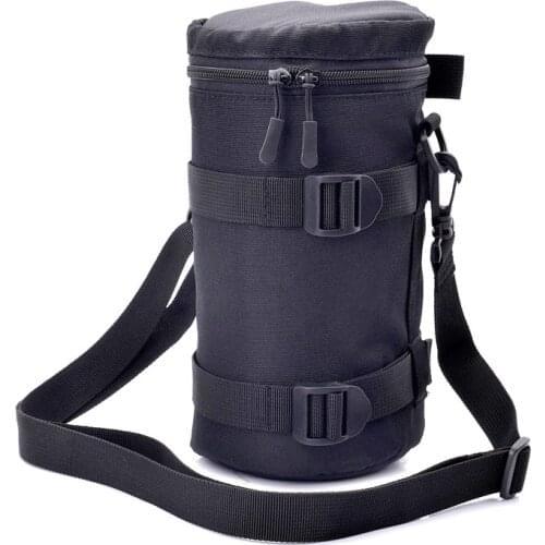 Zipper Photo Thick Protective Lens Case Pouch Bag Compatible with Canon Nikon Sony Olympus Panasonic DSLR Camera