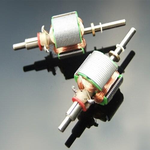Inner Core 130 Motor Rotor Winding Bare Coil Motor for DIY Micro Mini DC Motor Self-making Experiment Car Boat Accessories Parts
