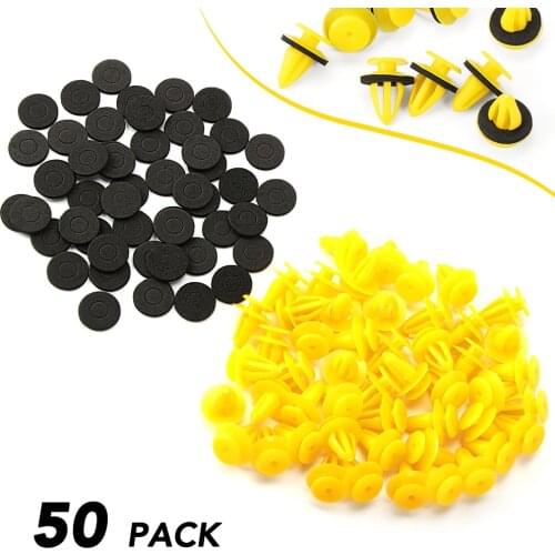50PCS Auto Door trim panels Fastener clips Car plastic fixed clip For Hyundai Solaris ix35 i30 i40 Tucson CRETA Santa fe kona